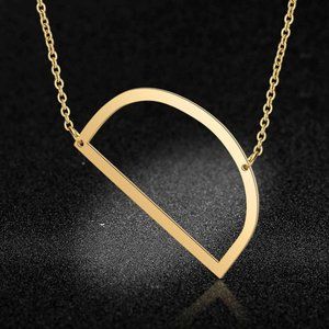 Stainless Steel Fashion Monogram D Necklace